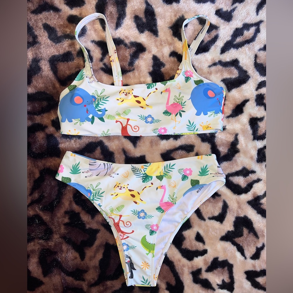 Shein Juniors 2 Piece Swimsuit Size Medium Brand New